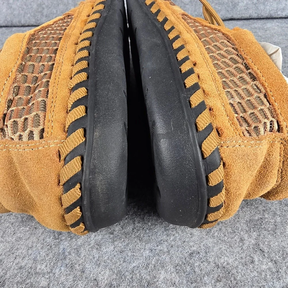Louechy Zayton Men 12 EU 46 Brown Mesh Water Shoes Hiking Loafers Camp Moccasins